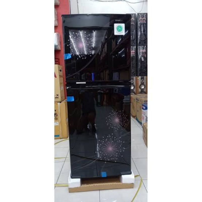 KULKAS SHARP SJ 237 MG DP/DB 2 PINTU XTRA BIG FREEZER 187 LITER FREE ONGKIR KEBUMEN