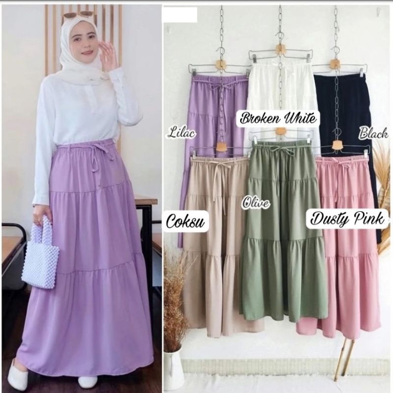 Jasmine Skirt / Rok Panjang Umpak