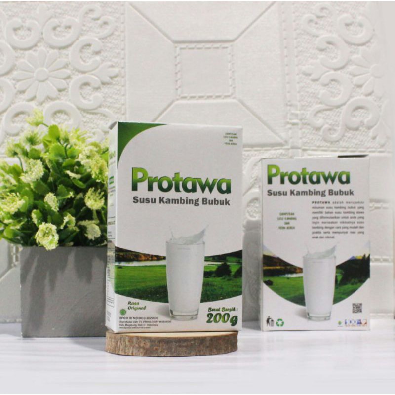 

PROTAWA Susu Kambing Bubuk / Susu Kambing etawa bubuk 200 Gram / PROTAWA Rasa Original