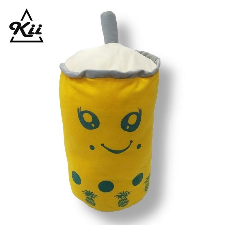 Boneka Guling Boba - Bantal Guling Karakter Minuman Boba