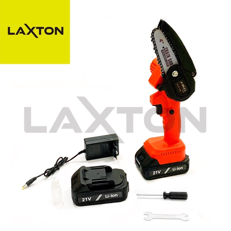 BULL Gergaji rantai baterai mini cordless chainsaw BL504