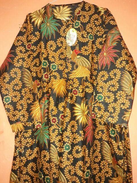 Gamis Etnik Motif Batik Jawi Murah Ukuran Allsize Fit Xl Jumbo