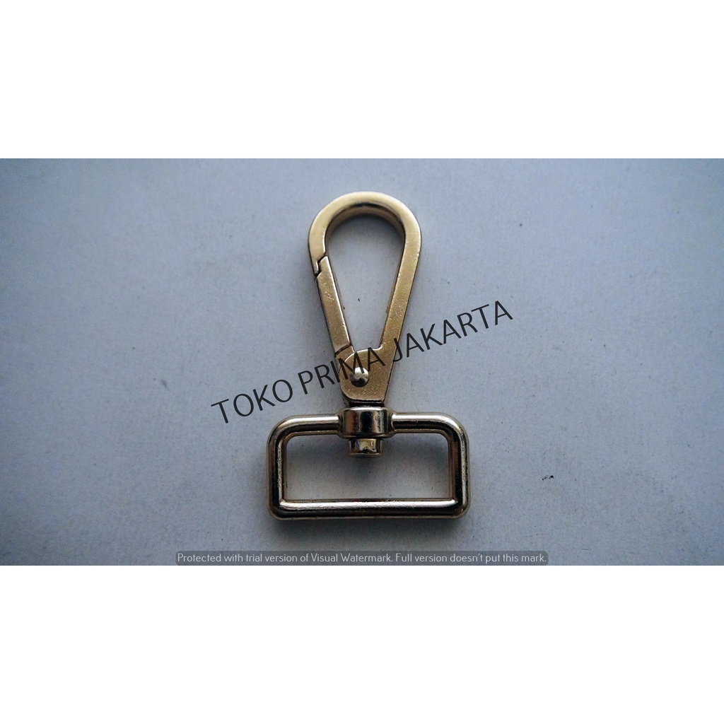 

AKSESORIS CANTELAN GANTUNGAN KOKOT KAITAN METAL BAG HOOK PENGAIT BESI 33-25 MAS MUDA