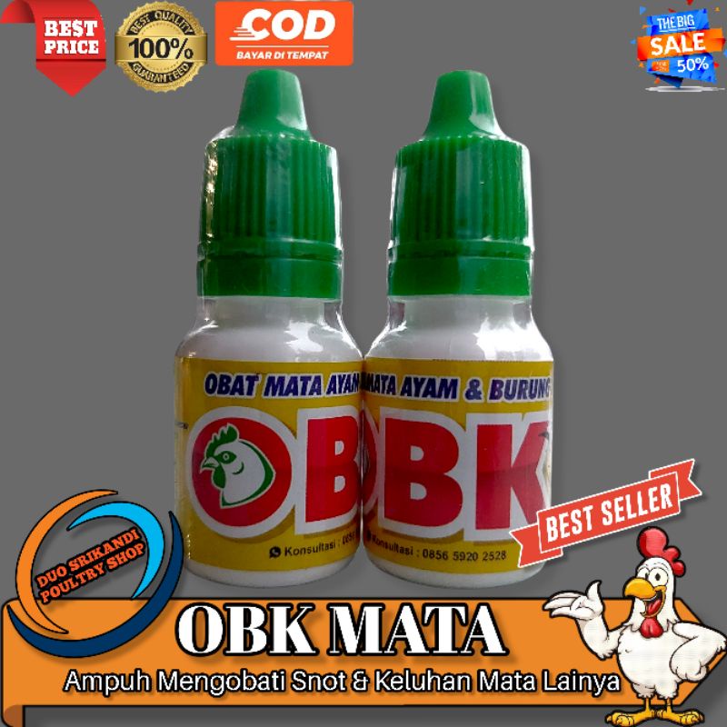 OBK MATA - Obat mata ayam dan burung 5 ml