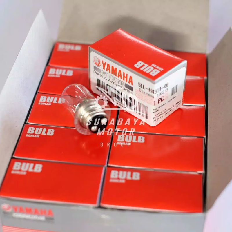 Bohlam Lampu Depan Motor K1 Yamaha Genuine 100% 25W