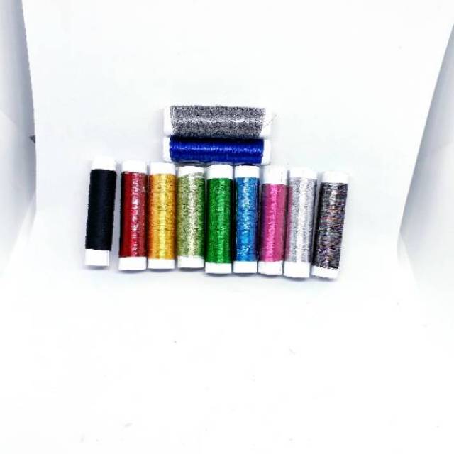 Benang Warna Warni  Variasi Hiasan Fariasi Seting Wraping Wrapping Setting Ring Joran Pancing