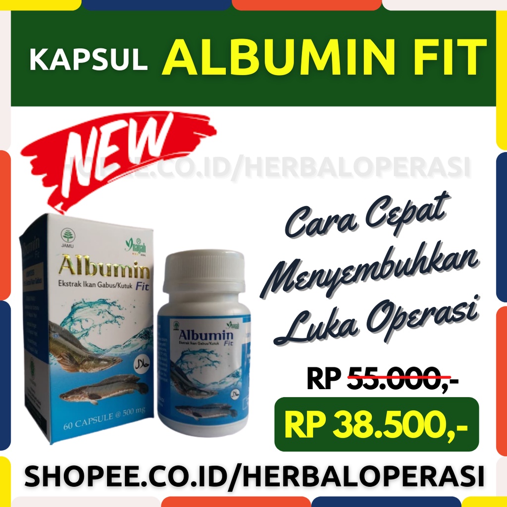 Obat Luka Operasi Dalam, Caesar, Bernanah, Cepat Kering, Sembuh Asli Original Aman Bpom Halal Kapsul