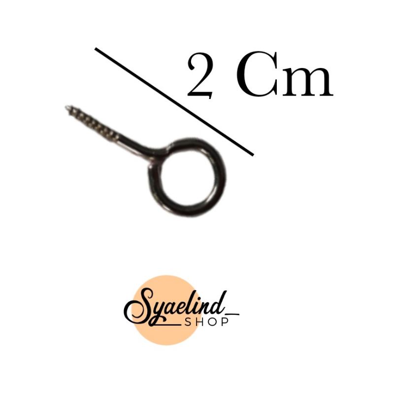Gantungan/ Cantolan Hiasan Dinding Pigura Ulir Panjang 2 Cm