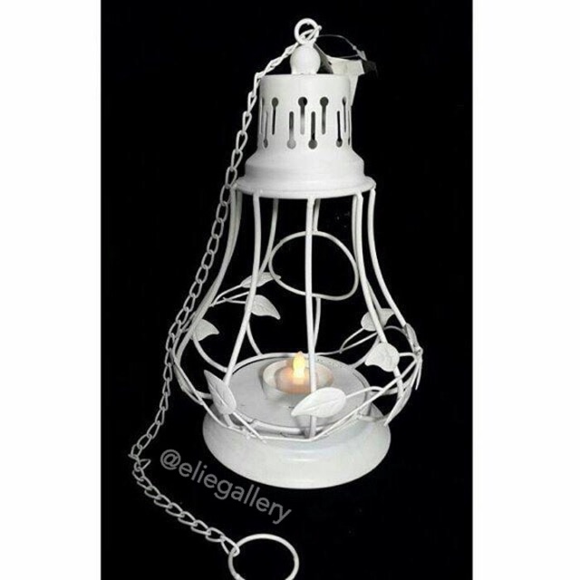 Tempat Lilin Lampion Gantung / Candle Holder / Lentera Besi