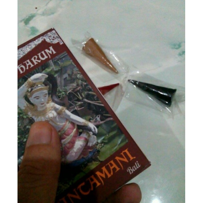 Hio wangi/dupa wangi bali (bentuk kerucut)