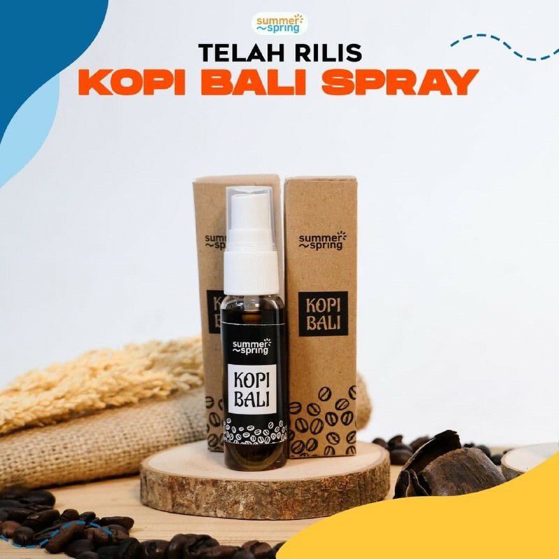 SUMMER SPRING kopi bali spray 30ml parfum mobil pengharum ruangan kamar tidur toilet mandi summerpring