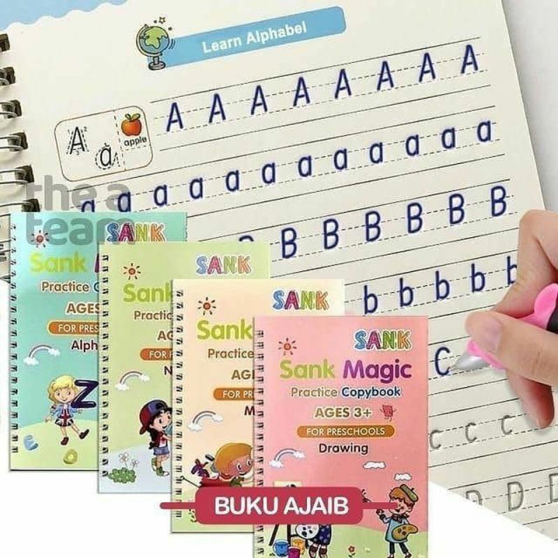 

Sank magic book practice1 set dapat 4 book+ pulpen-TOKO RR JAYA