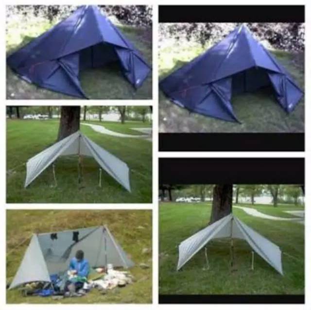 Flaysheet 3X3 - Flyset bivak - trapteen - pelindung tenda waterproof Dan ultralight camping outdoor
