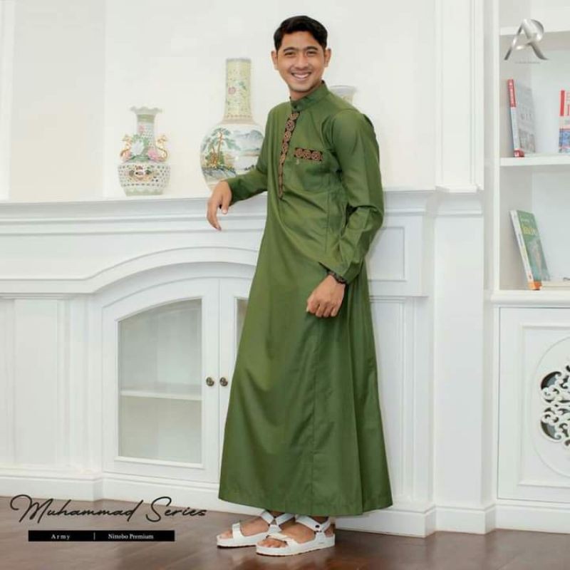 Arya Saloka Muhammad Series | Jubah Gamis Muslim Pria Mas Aldebaran Ikatan Cinta