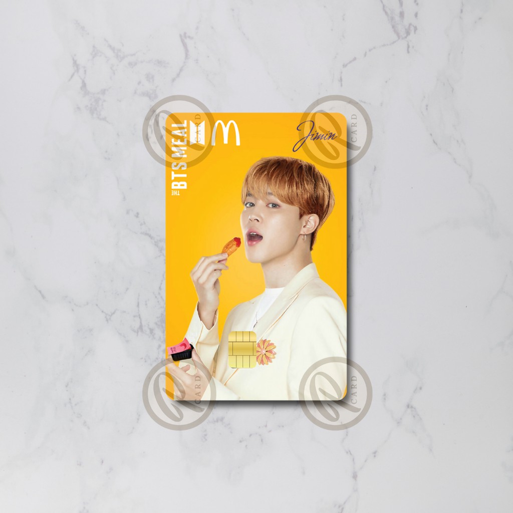 BTS MEAL SERIES - Card Cover Skin Sticker – PLIATA Stiker Kartu ATM, E-Money, E-Toll