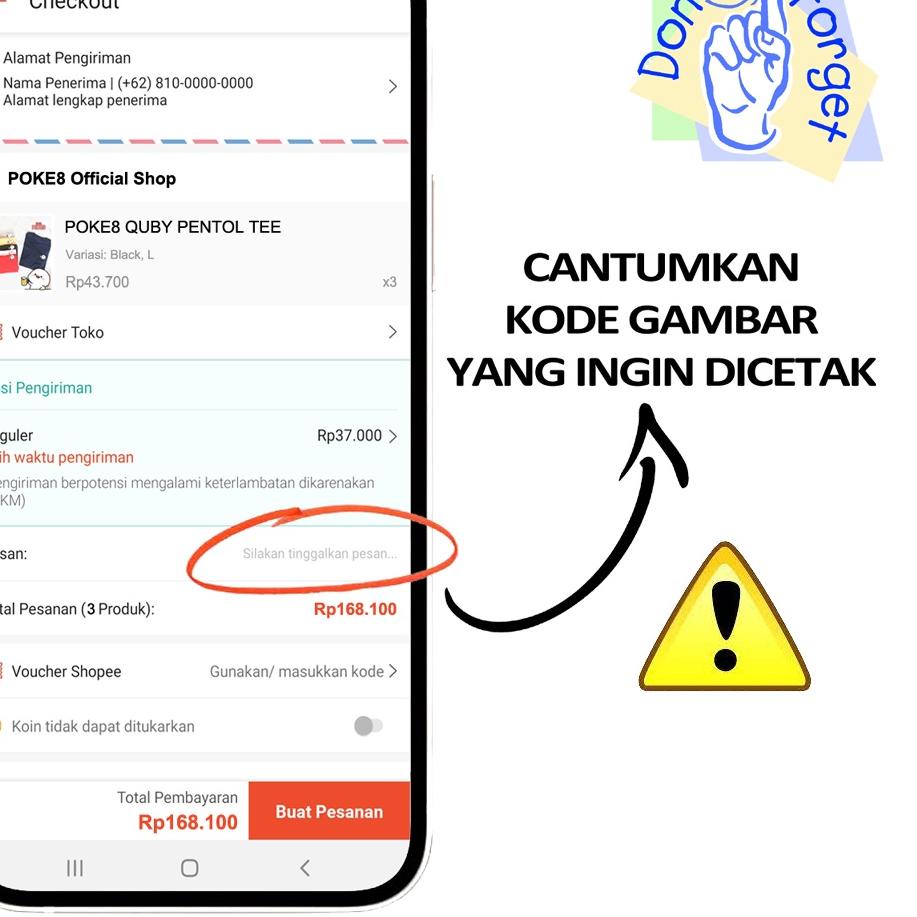 POKE8 - CHRISTMAS TEE #CH02 LOGO KECIL / KAOS NATAL KELUARGA / TSHIRT / TUMBLR / PRIA WANITA ANAK CO