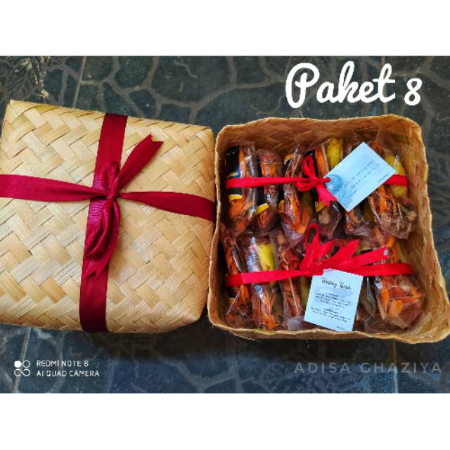 

Hampers wedang uwuh besek paket