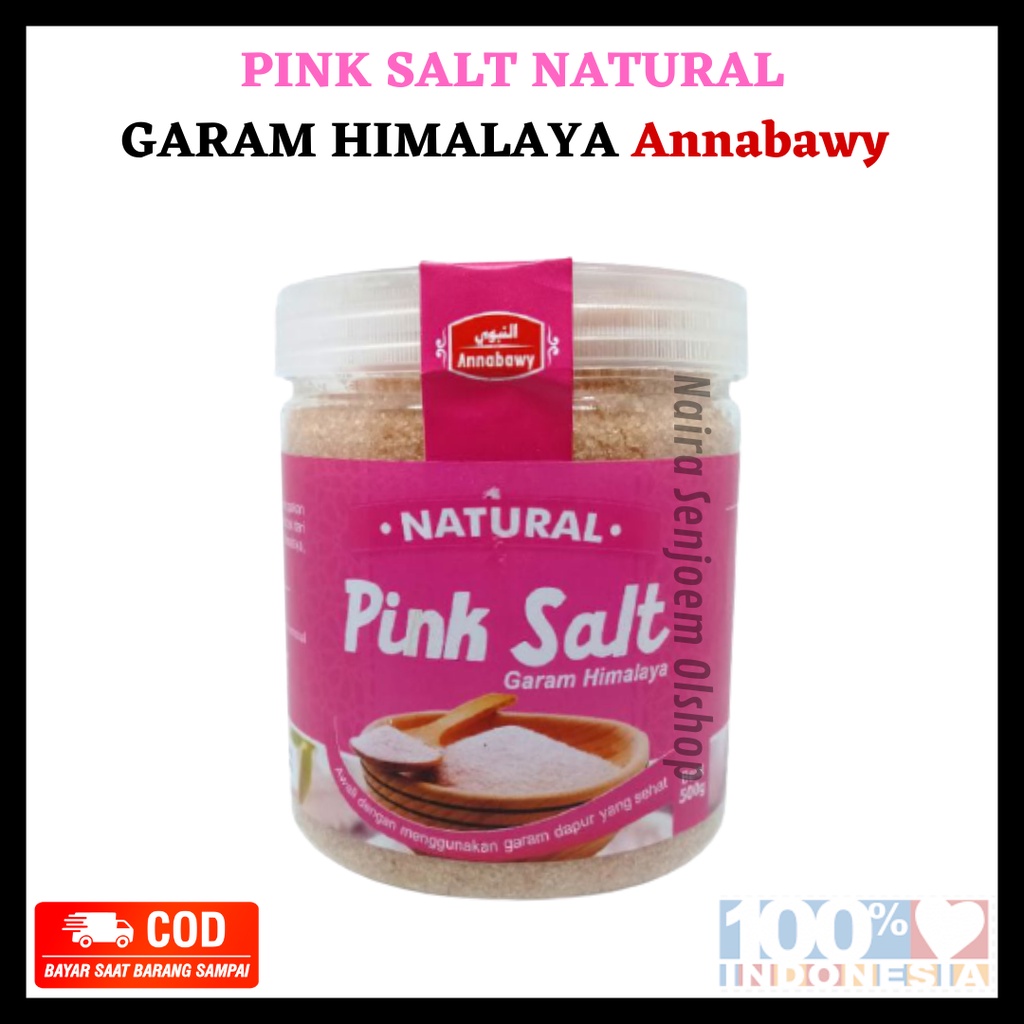 

Garam Himalaya Original Himalayan Pink Salt Annabawy 500gr