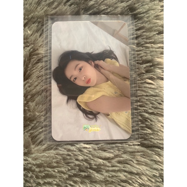 RED VELVET IRENE MONSTER TOP NOTE PHOTOCARD / PC IRENE BAJU KUNING BOBOAN