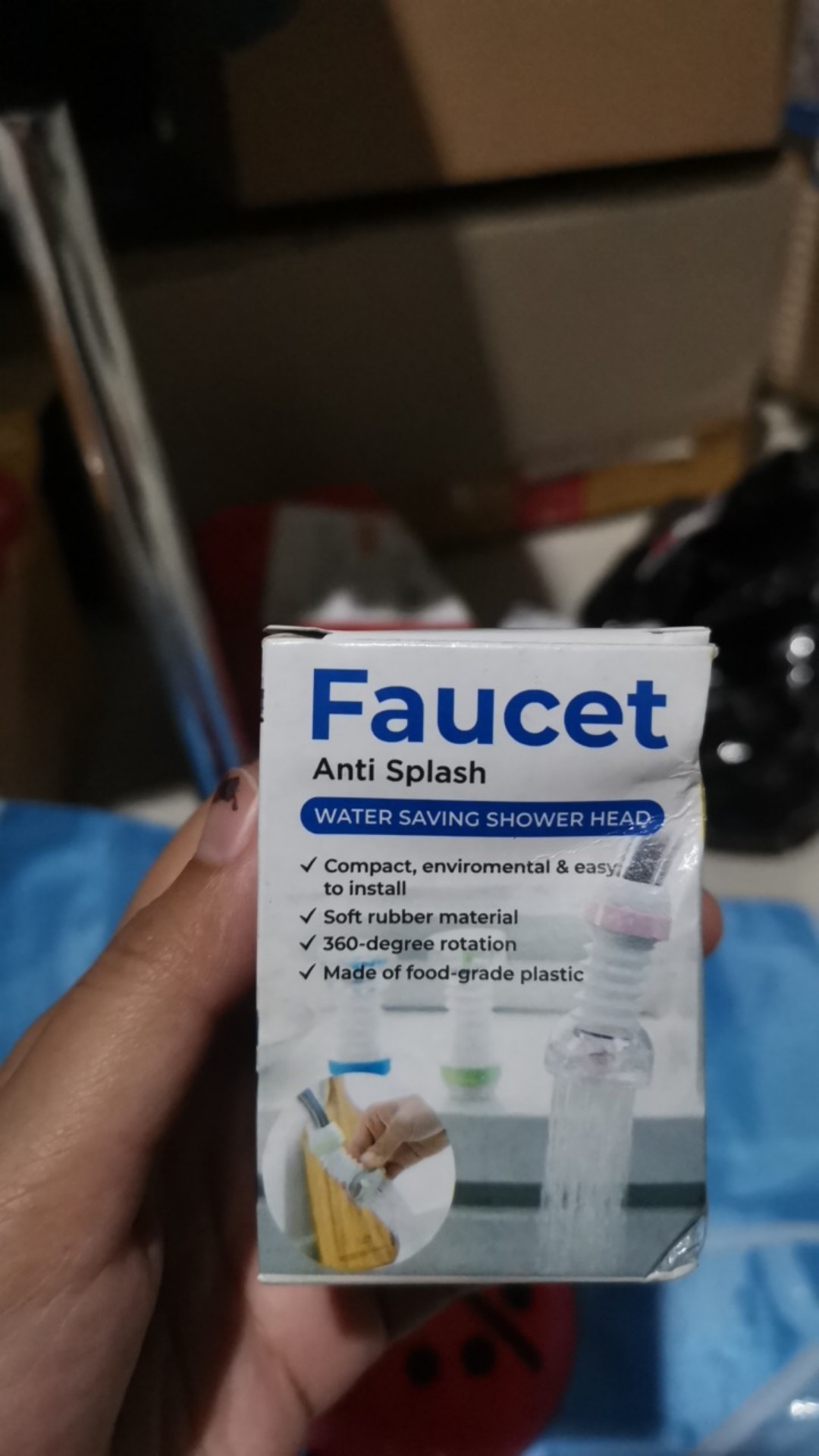 Water Saving Faucet Kran Sambungan 7662 Plastik Fleksibel Hemat Air