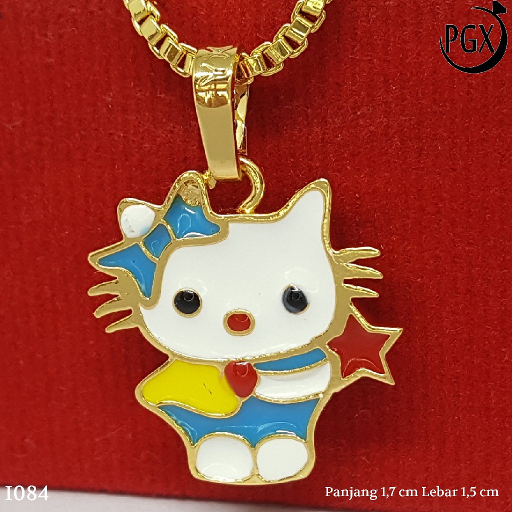 PGX Liontin Kalung Xuping Wanita Aksesoris Fashion Perhiasan Lapis Emas  - I084