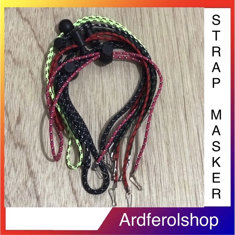 Strap masker / Lanyard hijab premium karet elastis / Tali masker simple