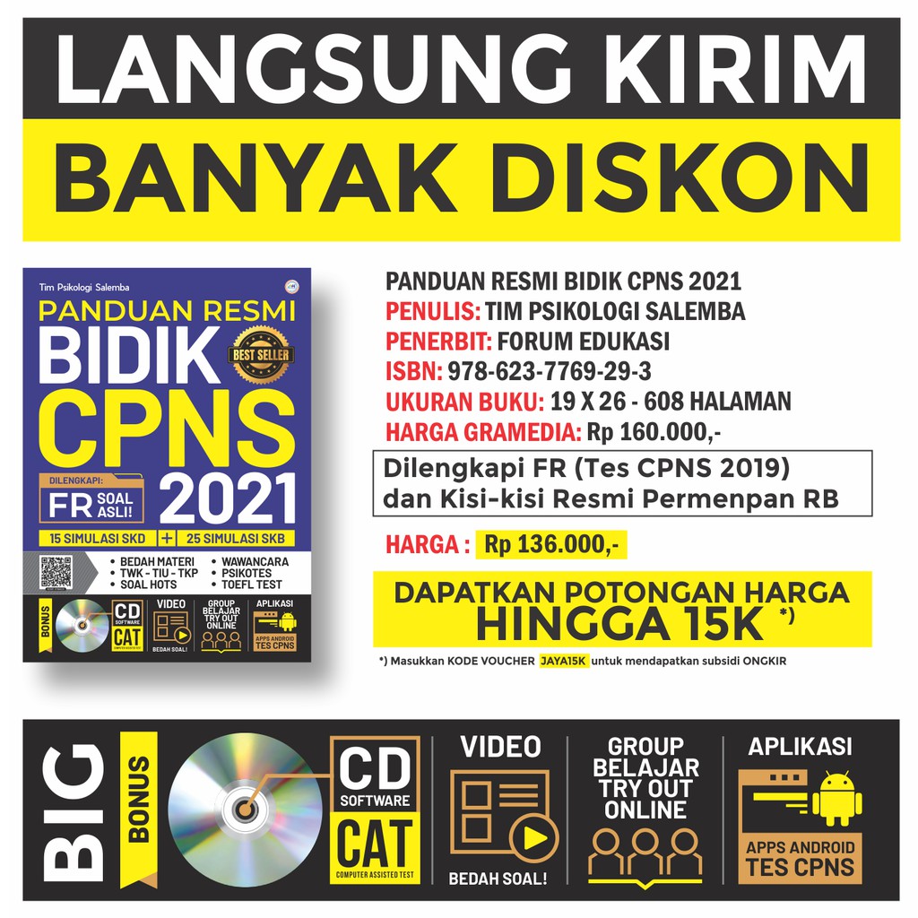 Asli Buku Cpns Panduan Resmi Bidik Cpns 2021 Rekomendasi Terbaik Shopee Indonesia