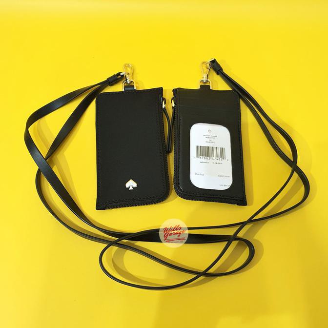 

✨ BISA BAYAR DITEMPAT✨ Kate Spade Signature ID Tag Lanyard Original STOK TERBATAS Kode 784