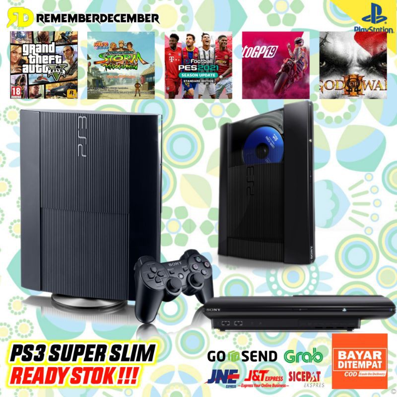 PS3 Super Slim 500GB Full Game CFW+2 Stick 500GB FULLSET