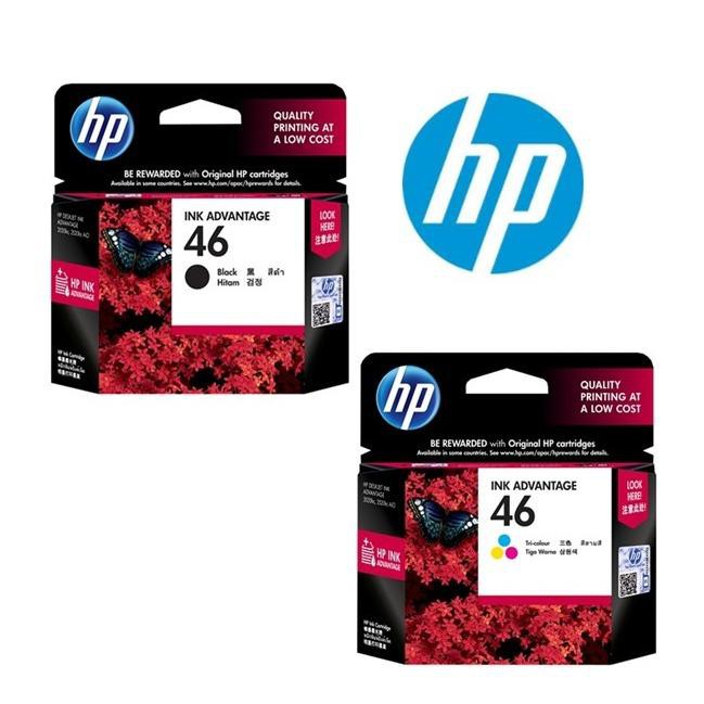 catridge HP 46 Black / Tricolor 100% ORIGINAL 2020, 2029, 2520, 2529, 4729