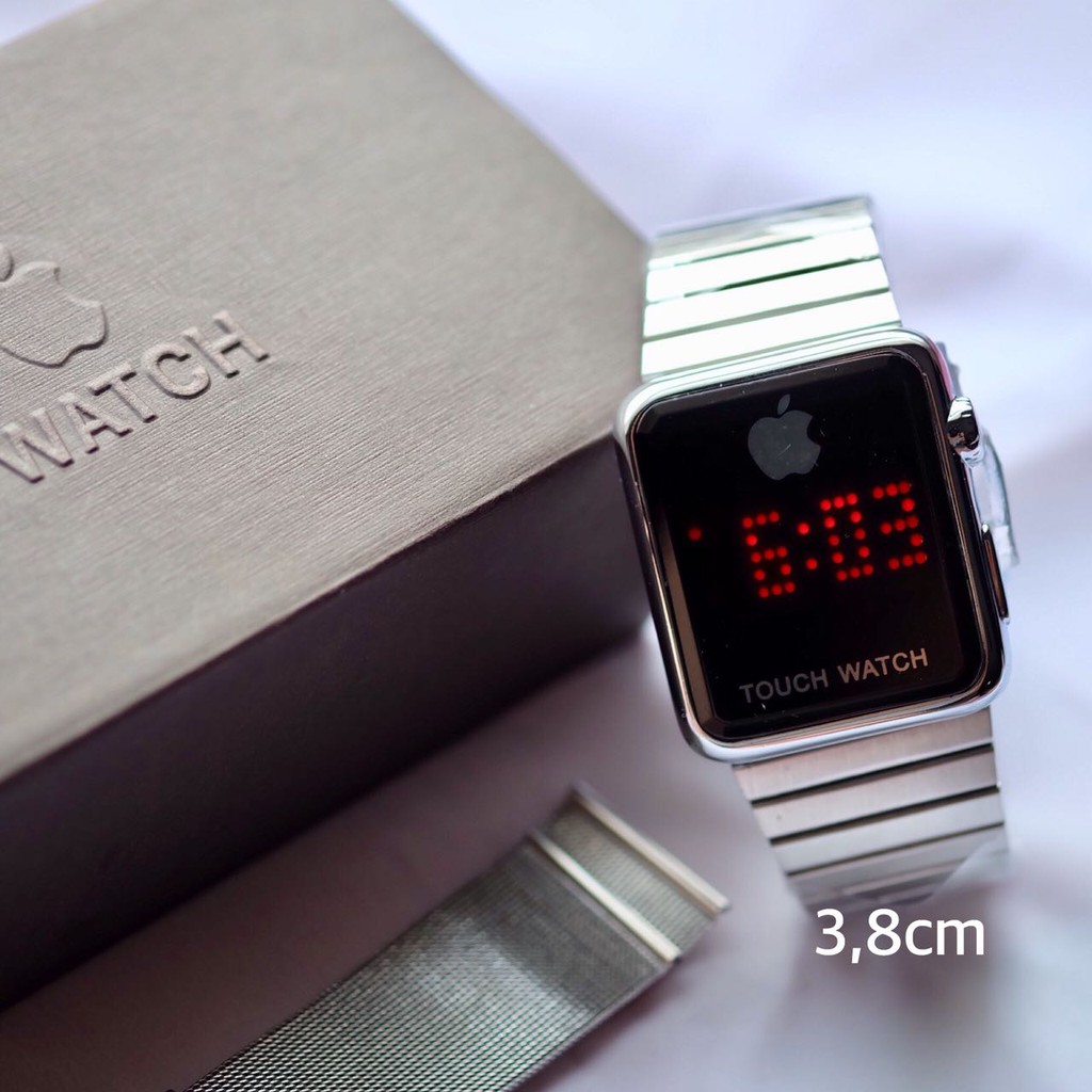 Jam Tangan Pria Apple Digital Tali Rantai