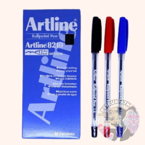 

[PCS] PULPEN ARTLINE EK-8210 1.0 MM HITAM / BIRU / MERAH*