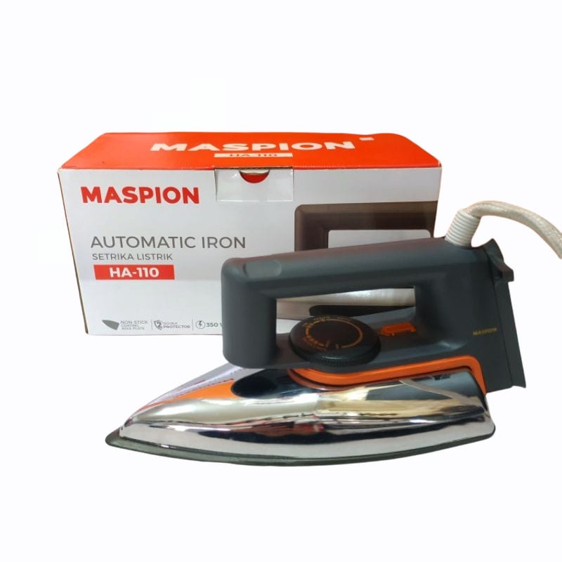 PROMO Maspion Setrika Listrik HA-110 / gosokan maspion klasik