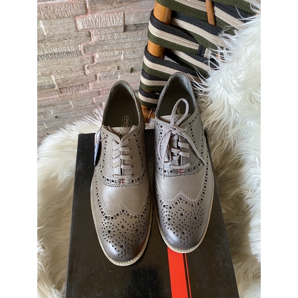 PSPGN.CO | SEPATU SNEAKERS KULIT ORIGINAL BRANDED GINO MARIANI ZENON SIZE 41OLIVE