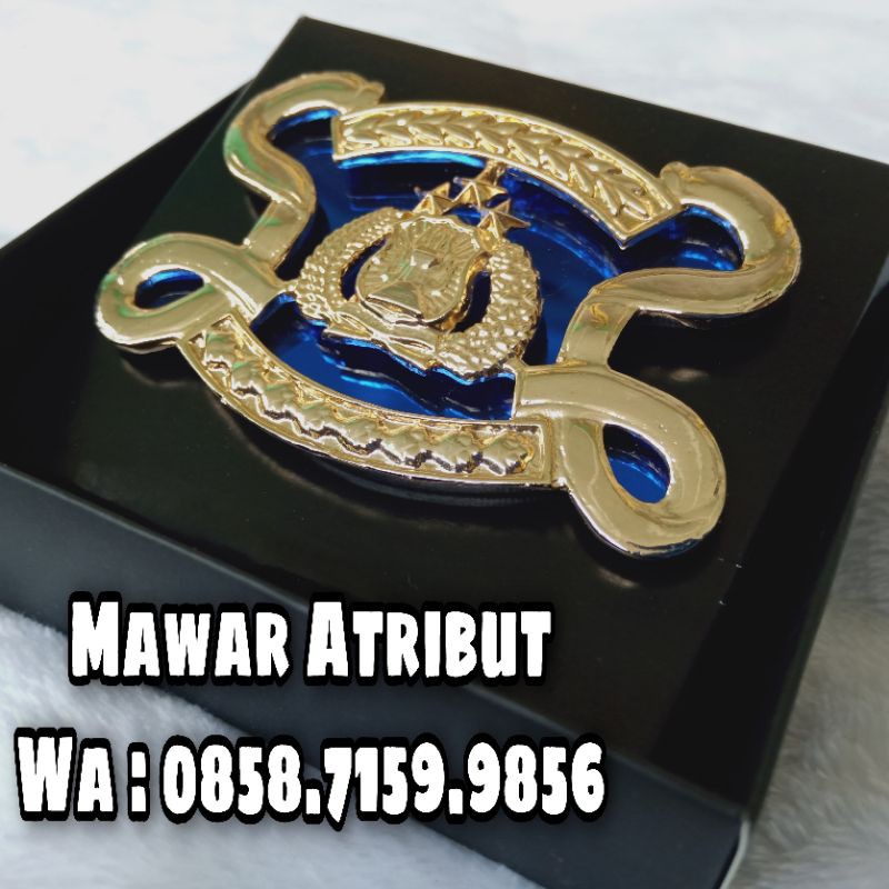 Emblem Baret Provos Polri