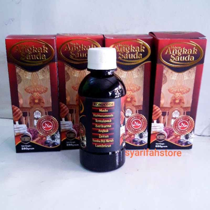 

Madu Angkak Sauda Lumbricus 280gram Untuk DBD/Typus Dan Stamina