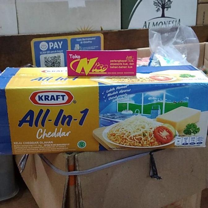 

keju kraft all in 1 cheddar 2 kg khusus grab dan gojek