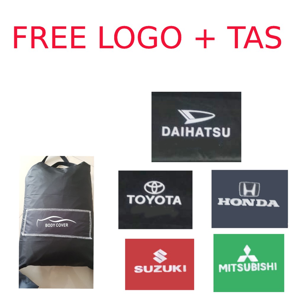 PREMIUM RUSH Body Cover / Sarung Mobil Warna Premium Rush / Terios lama Waterproof
