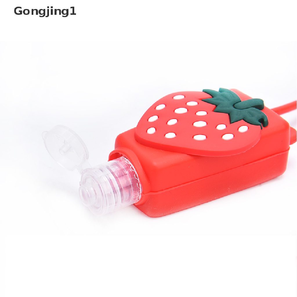 Gongjing1 Holder Botol Hand Sanitizer / Sabun Mandi Bayi Bahan Silikon Portable