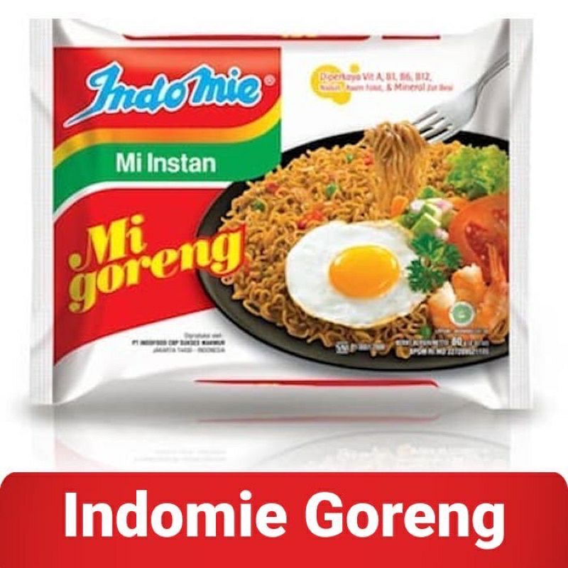 MIE GORENG INDOMIE / mie instant