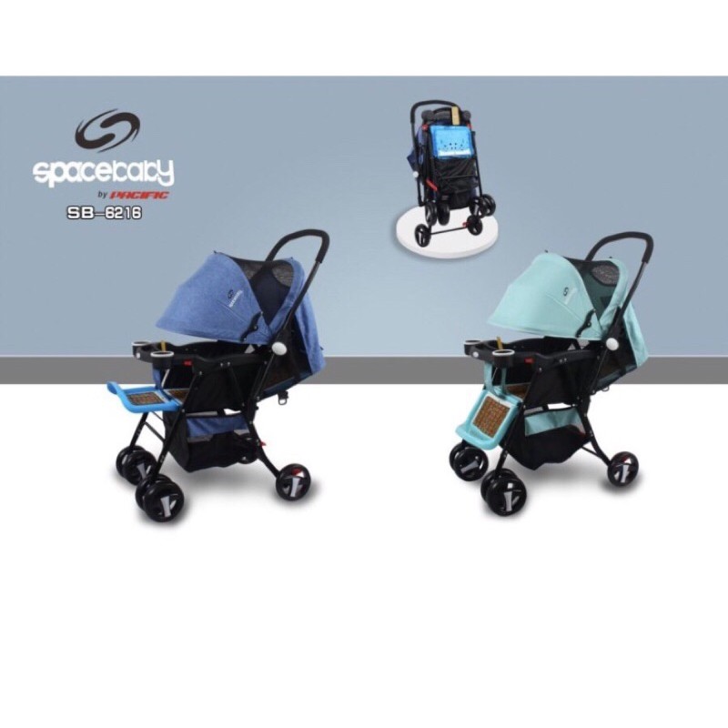 Space Baby Stroller SB-6216 kereta dorong bayi hadap depan belakang