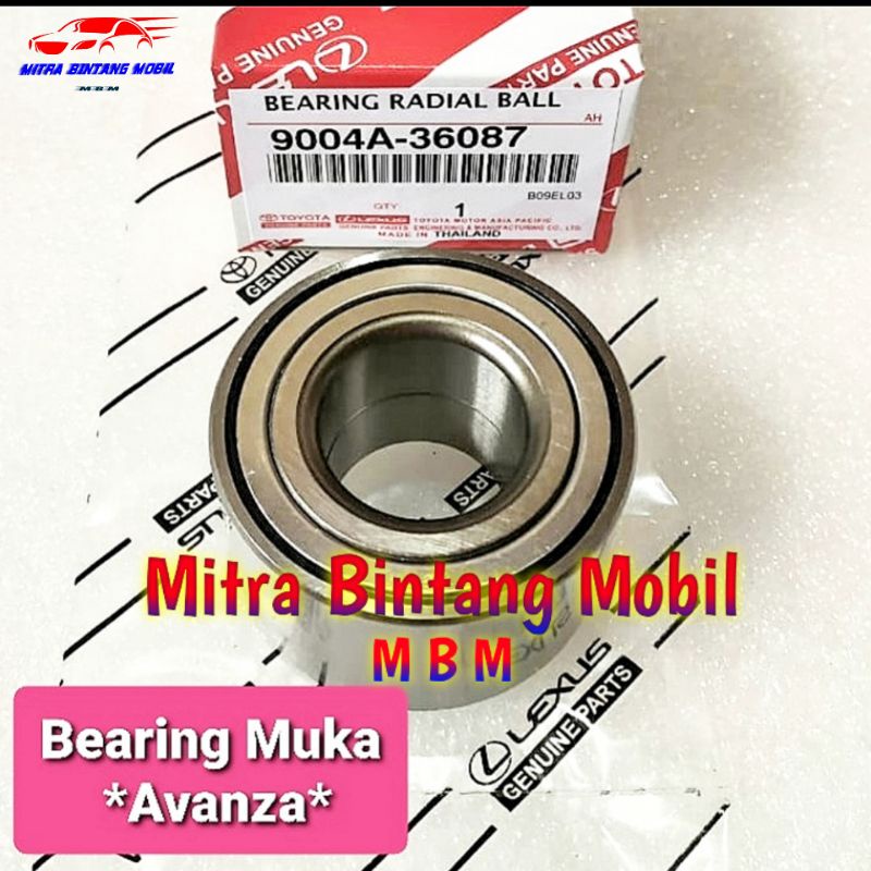 Bearing Roda Depan Toyota Avanza Xenia 2003 - 2011 Original