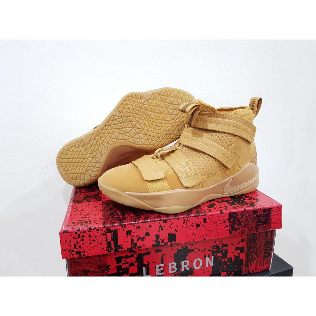 SEPATU BASKET NIKE LEBRON SOLDIER11 HIGH WHEAT