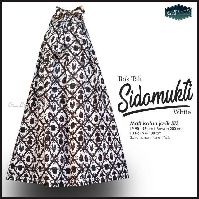 Rok Elegant sogan SIDOMUKTI WHITE