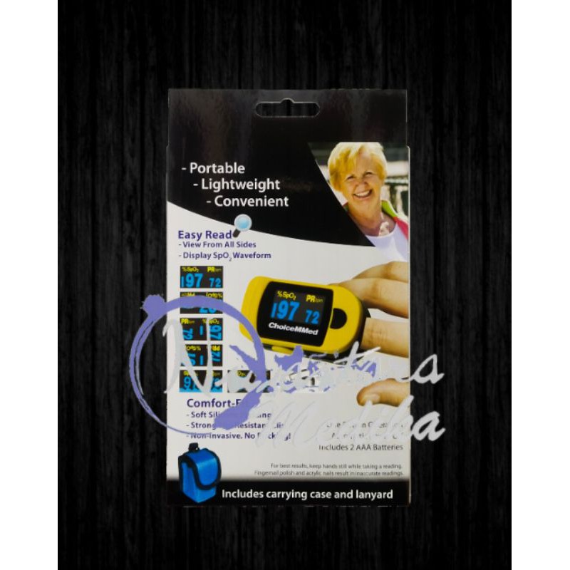 Pulse Oximeter Choicemmed MD300C20 / Alat Ukur Kadar Oksigen Original Choicemed