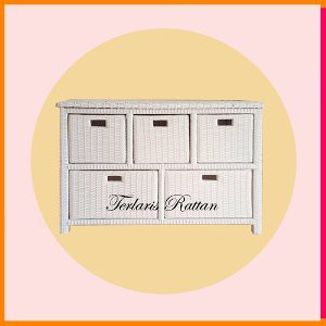 Lemari Laci Rotan Sintetis
