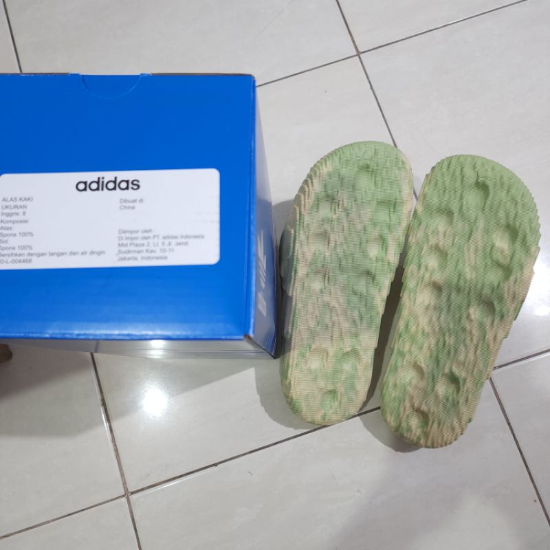 Adidas Adilette 22 Slides GY1597 Magic Lime St Desert Sand BNIB Sendal Original 100% 42 8