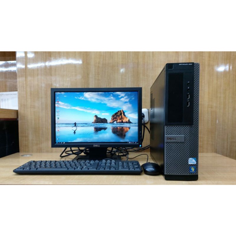 Paketan Pc Dell Optiplex 390 Intel G630 Ram 4 GB  DDR3 HDD 500 GB LCD17in Wide Murah