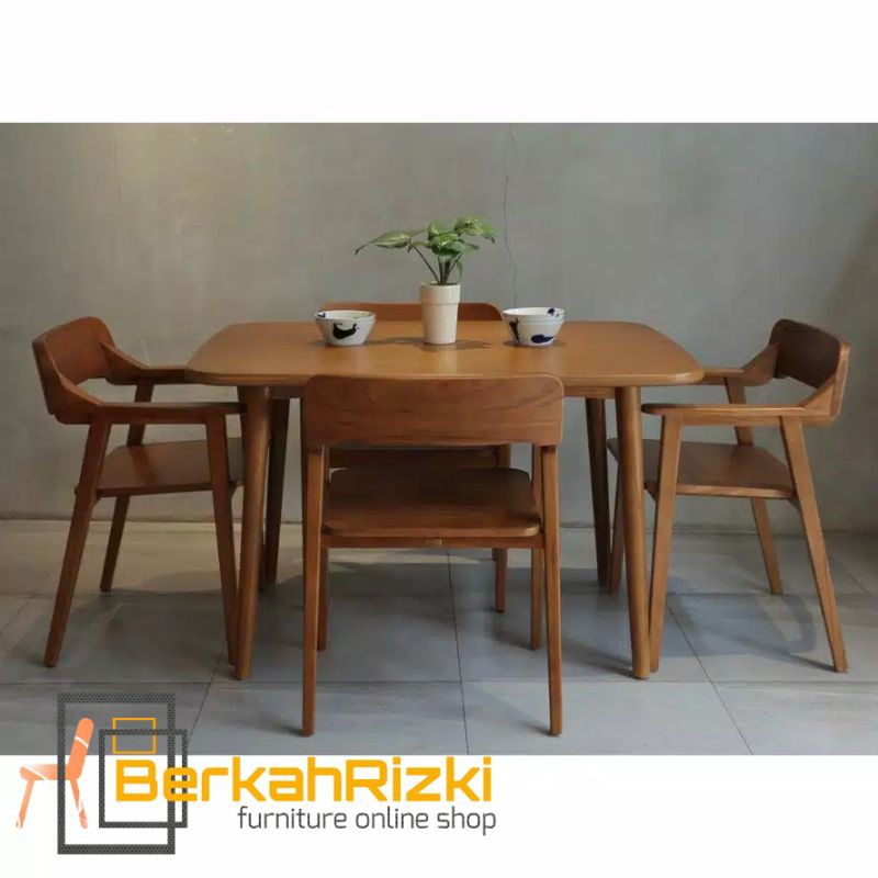 kursi cafe meja cafe hiroshima satu set