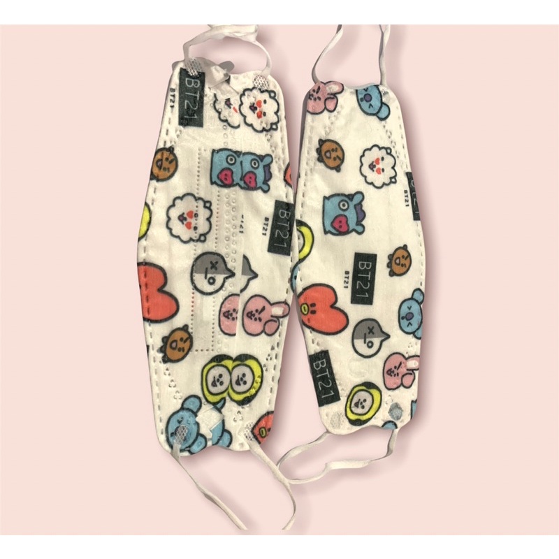 Masker anak KF94 utama x care limited bt21